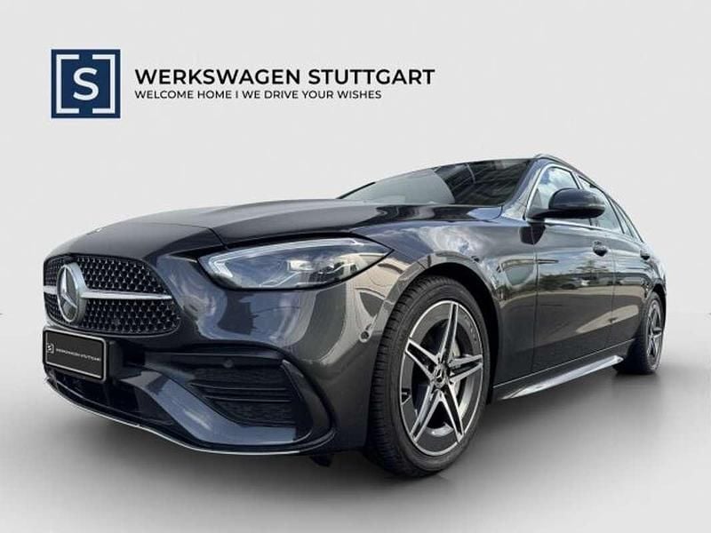 Grau Gebraucht 2022 Mercedes C220 AMG Kombi | € 42.390 (Teuer) - Bild 1/4