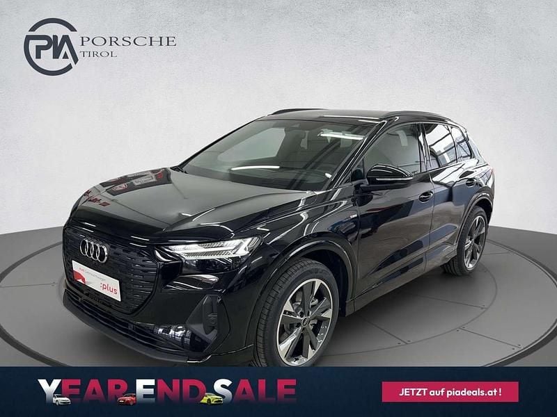 Schwarz metallicperleffektno Gebraucht 2024 Audi Q4 e-tron Advanced SUV | € 62.490 - Bild 1/4