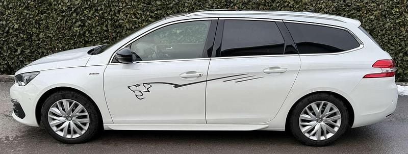 Gebraucht Peugeot 308 SW GT-line 131 PS (96 kW) 2017 Weiß Kombi
