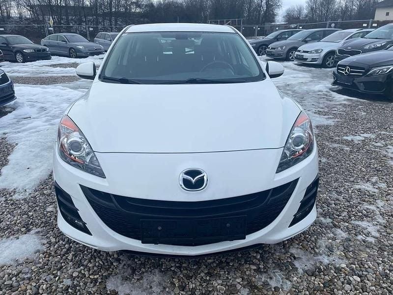 Gebraucht Mazda 3 Prime-Line 109 PS (80 kW) 2010 Weiß Kleinwagen
