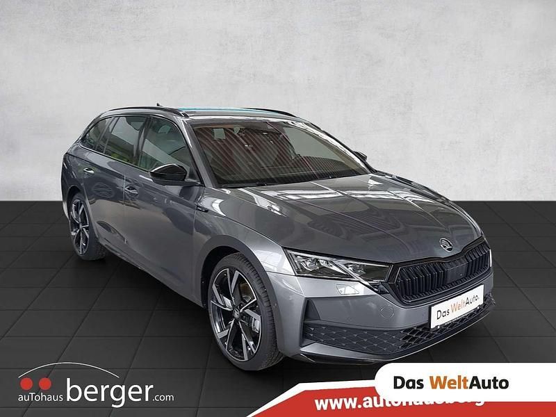 Mittelgrau metallic Gebraucht 2025 Skoda Octavia SportLine Kombi | € 39.990 - Bild 1/4