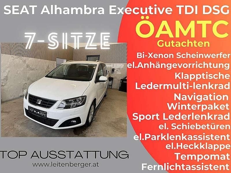 Gebraucht Seat Alhambra 150 PS (110 kW) 2018 Weiß Van / Kleinbus