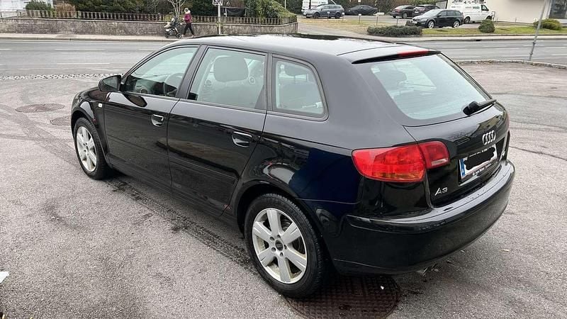 Gebraucht Audi A3 Ambiente 125 PS (91 kW) 2008 Schwarz Kleinwagen