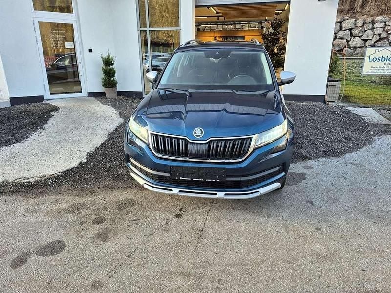 Blau Gebraucht 2020 Skoda Kodiaq Scout 4x4 SUV | € 29.520 (Fairer Preis) - Bild 1/4