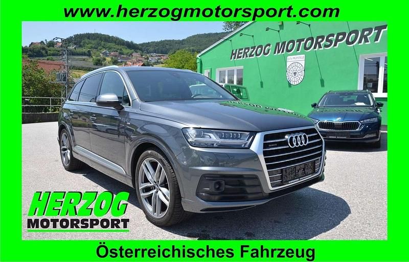 Grau Gebraucht 2020 Audi Q7 S-Line SUV | € 51.940 (Fairer Preis) - Bild 1/4