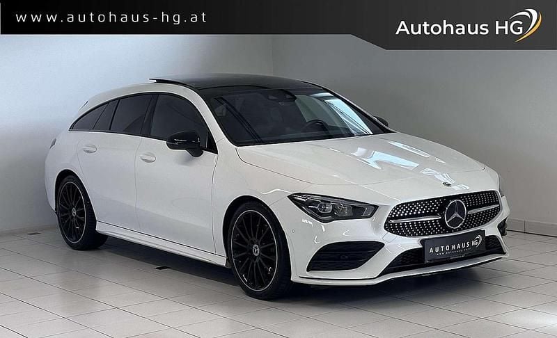 Weiß Gebraucht 2020 Mercedes CLA200 Shooting Brake AMG line Kombi | € 29.390 (Etwas zu teuer) - Bild 1/4