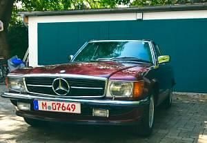 Gebraucht Mercedes SL420 218 PS (160 kW) 1986 Rot Cabrio