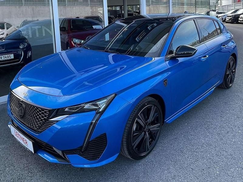 Blau Gebraucht 2022 Peugeot 308 GT Limousine | € 27.700 - Bild 1/4