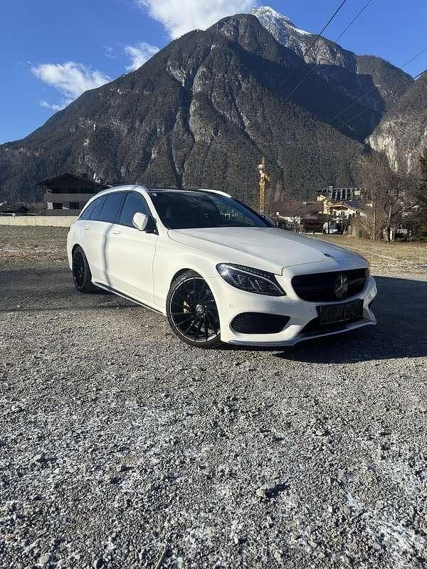 Weiß Gebraucht 2015 Mercedes C220 AMG line Kombi | € 12.499 (Superpreis) - Bild 1/4