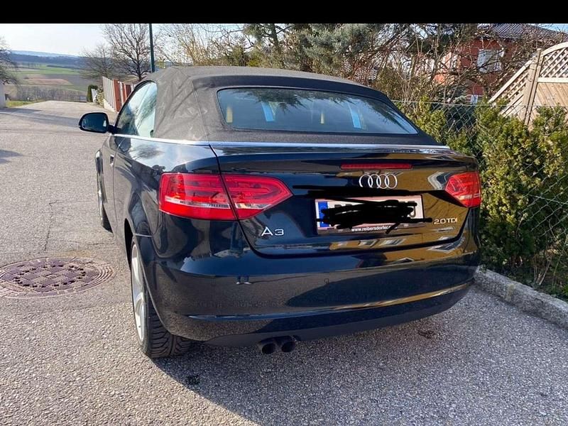 Gebraucht Audi A3 Cabriolet S-Line 140 PS (102 kW) 2009 Schwarz Cabrio