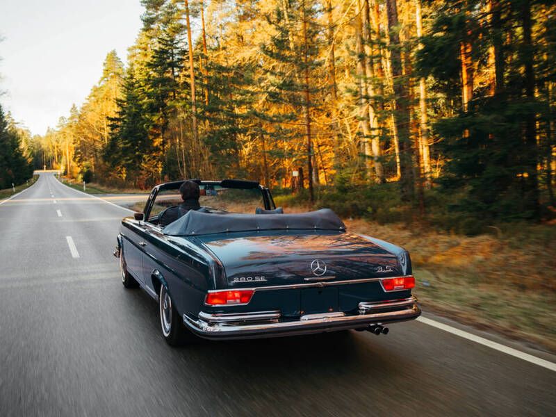 Gebraucht Mercedes 280 SE 200 PS (147 kW) 1970 Blau Cabrio