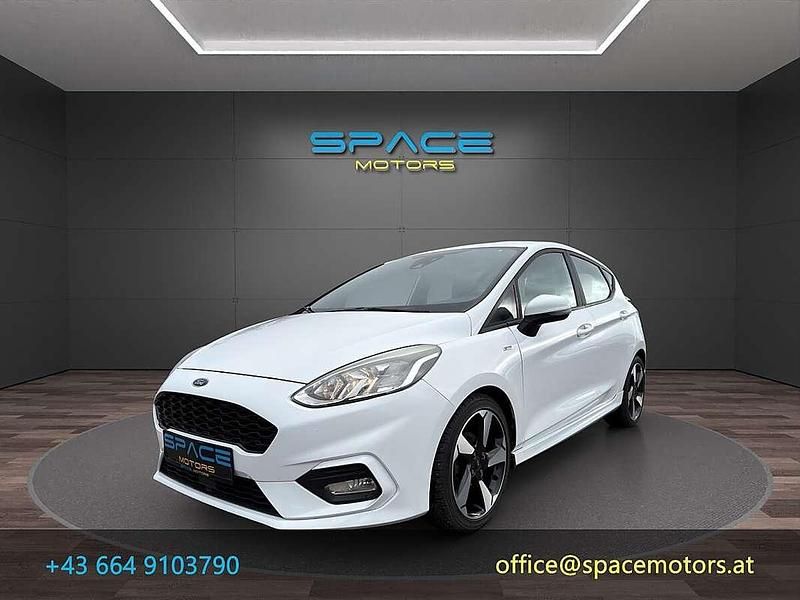 Gebraucht Ford Fiesta ST-Line 101 PS (74 kW) 2018 Weiß Kleinwagen