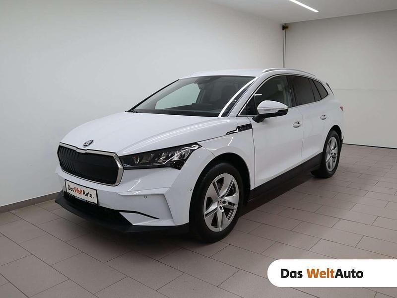 Weiss metallic Gebraucht 2022 Skoda Enyaq iV SUV | € 31.490 (Fairer Preis) - Bild 1/4