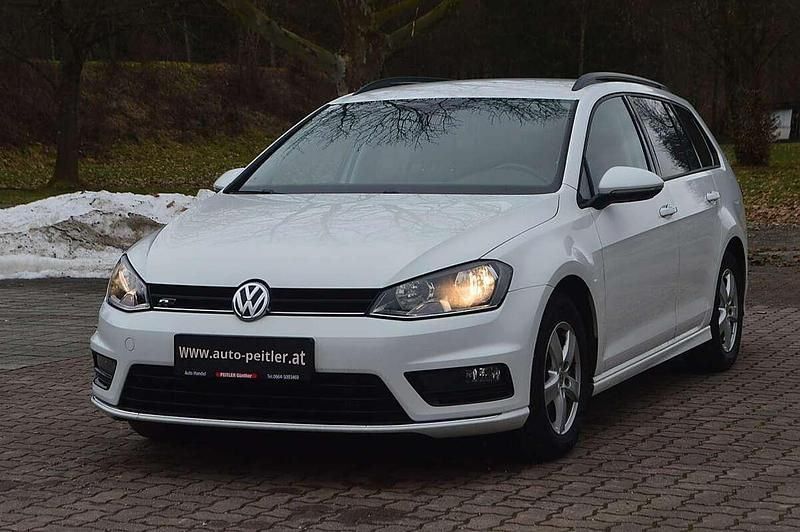 Gebraucht VW Golf VII Sportline 110 PS (80 kW) 2016 Weiß Kombi