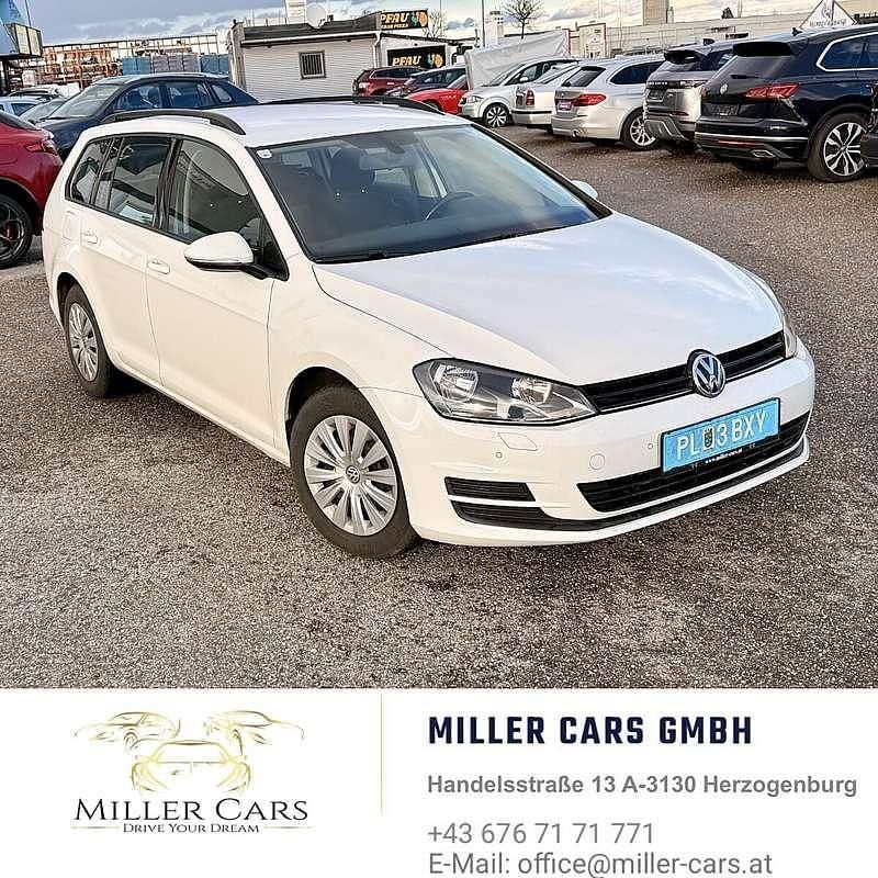 Gebraucht VW Golf VII Trendline 110 PS (80 kW) 2016 Weiß Kombi