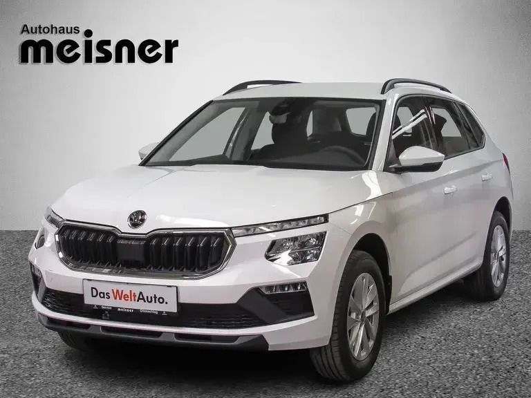 Weiss normal Gebraucht 2025 Skoda Kamiq Essence SUV | € 24.240 (Fairer Preis) - Bild 1/4