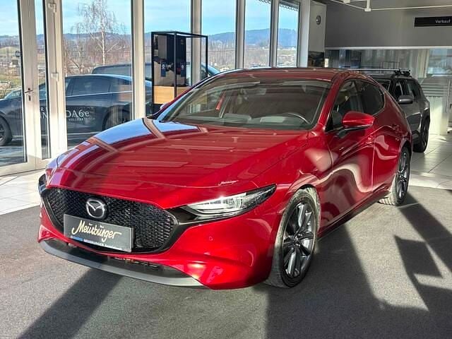 Gebraucht Mazda 3 122 PS (89 kW) 2019 Rot Kleinwagen