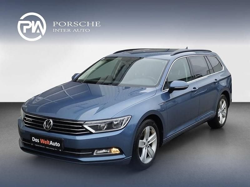 Hellblau metallic Gebraucht 2018 VW Passat Kombi | € 17.450 (Superpreis) - Bild 1/4