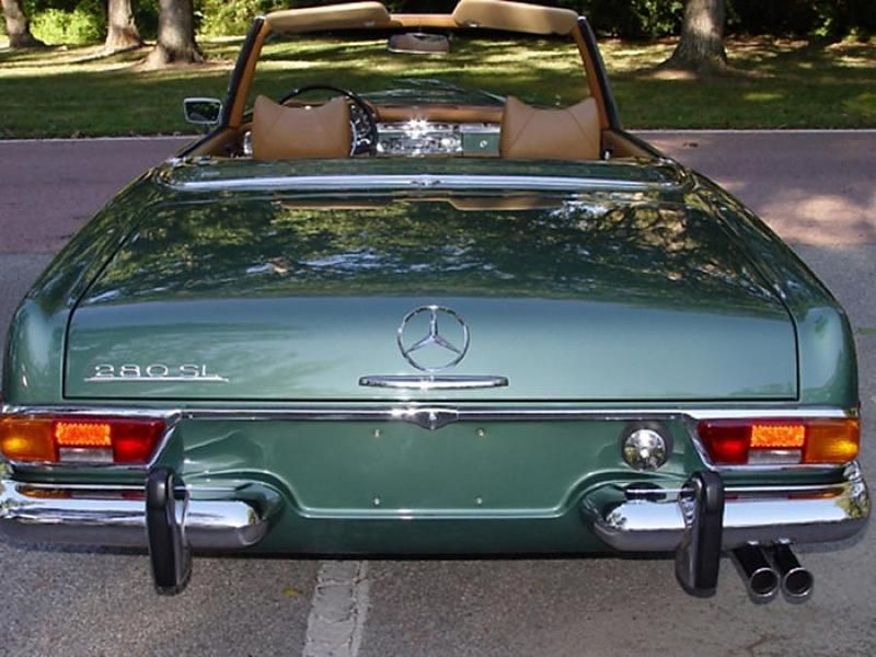 Gebraucht Mercedes SL280 160 PS (117 kW) 1970 Dunkelgrün Cabrio