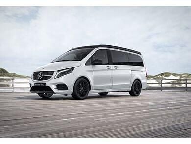Bergkristallweiß met Gebraucht 2024 Mercedes V300 Marco Polo Van / Kleinbus | € 107.988 (Fairer Preis) - Bild 1/4