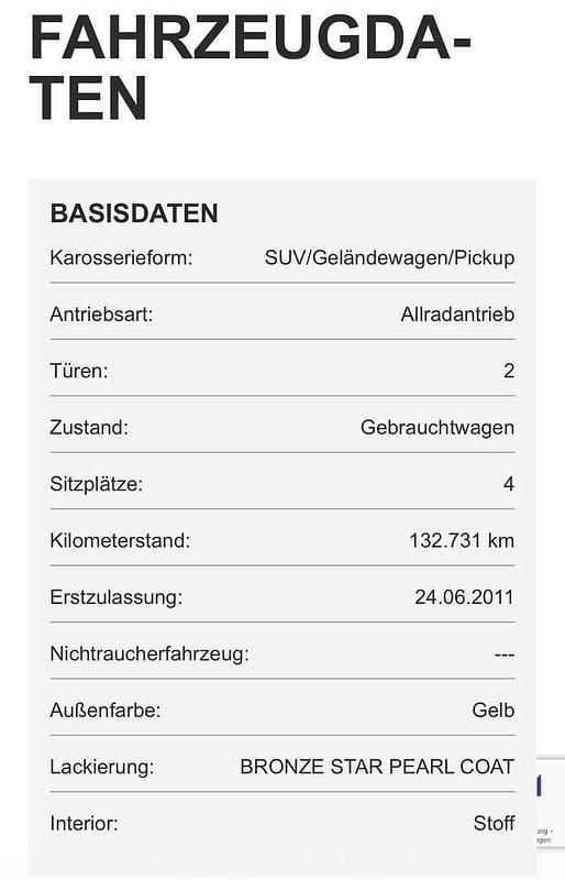 Gebraucht Jeep Wrangler Unlimited Sport 177 PS (130 kW) 2011 Bronze SUV