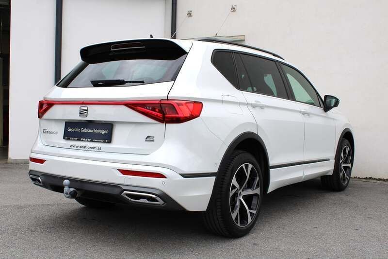 Gebraucht Seat Tarraco FR 245 PS (180 kW) 2023 Weiss  metallicperleffekt SUV