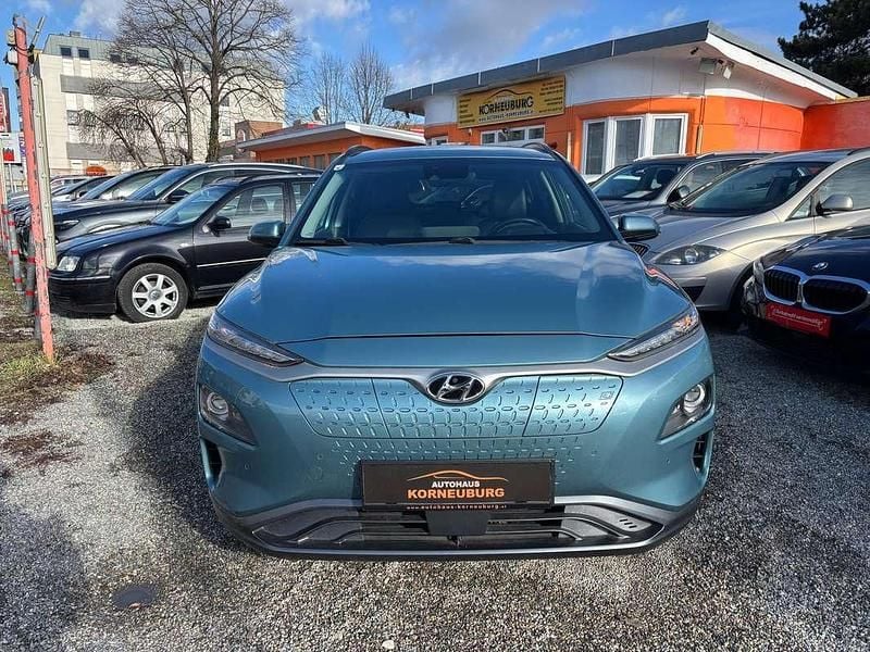 Gebraucht Hyundai Kona Premium 150 kW (204 PS) 2021 Blau SUV