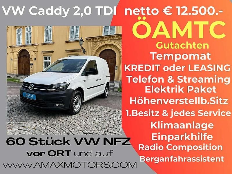 Weiß Gebraucht 2020 VW Caddy Van / Kleinbus | € 14.990 (Teuer) - Bild 1/4