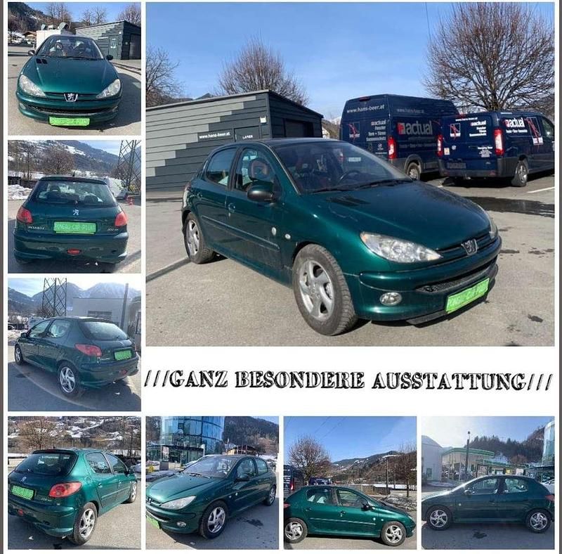 Grün Gebraucht 2003 Peugeot 206 Roland Garros Limousine | € 1.600 - Bild 1/4