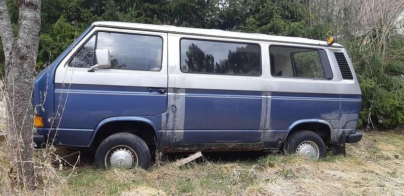 Blau Gebraucht 1989 VW T3 Van | € 3.500 - Bild 1/4