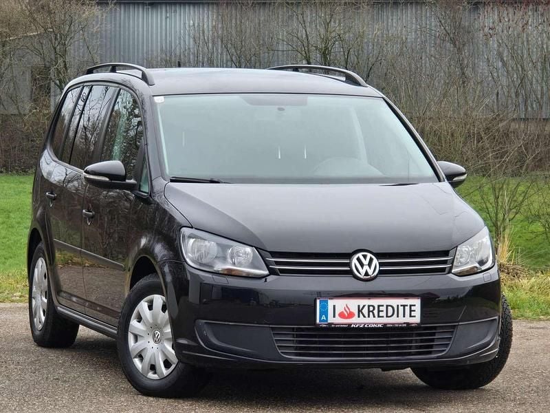 Gebraucht VW Touran Trendline 140 PS (102 kW) 2012 Schwarz Van / Kleinbus