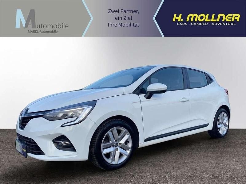 Weiß Gebraucht 2022 Renault Clio V Business Kleinwagen | € 11.790 - Bild 1/4