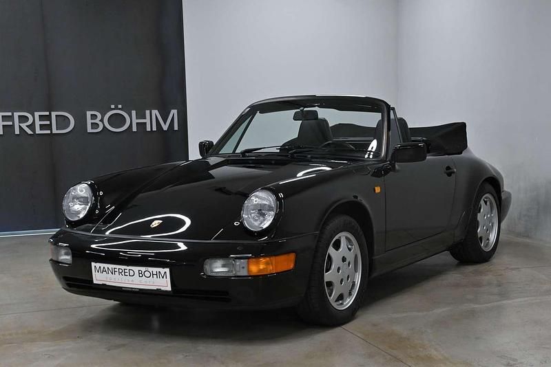 Schwarz Gebraucht 1990 Porsche 911 Carrera Cabriolet Cabrio | € 119.870 - Bild 1/4