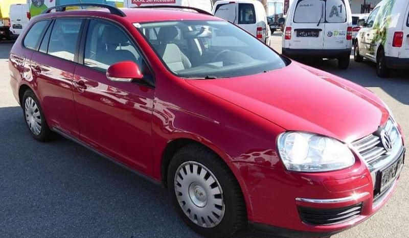 Rot Gebraucht 2008 VW Golf VI Trendline Kleinwagen | € 2.000 - Bild 1/4