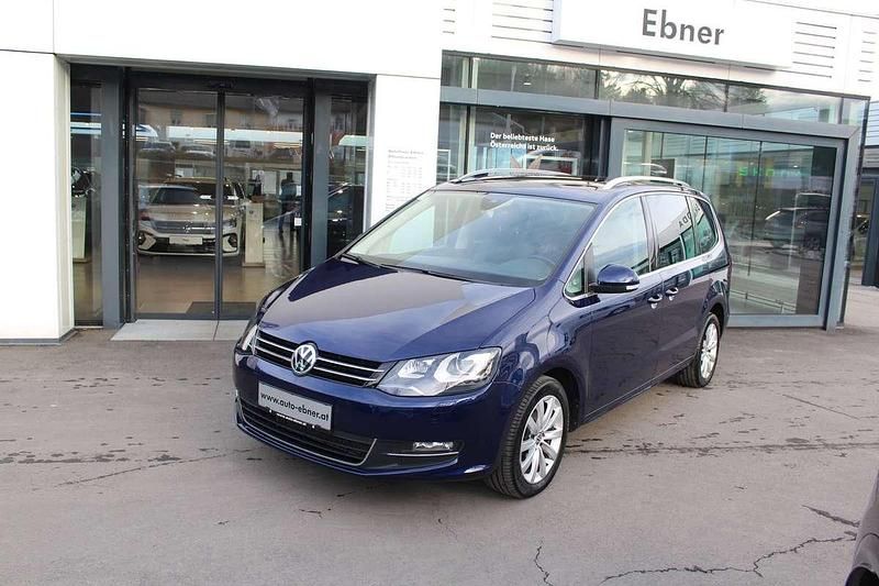 Gebraucht VW Sharan Business+ 177 PS (130 kW) 2019 Mittelblau  metallic Van / Kleinbus
