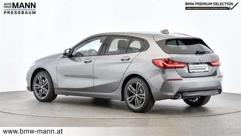 Gebraucht BMW 116 Sport Line 116 PS (85 kW) 2024 Skyscraper grau Kleinwagen
