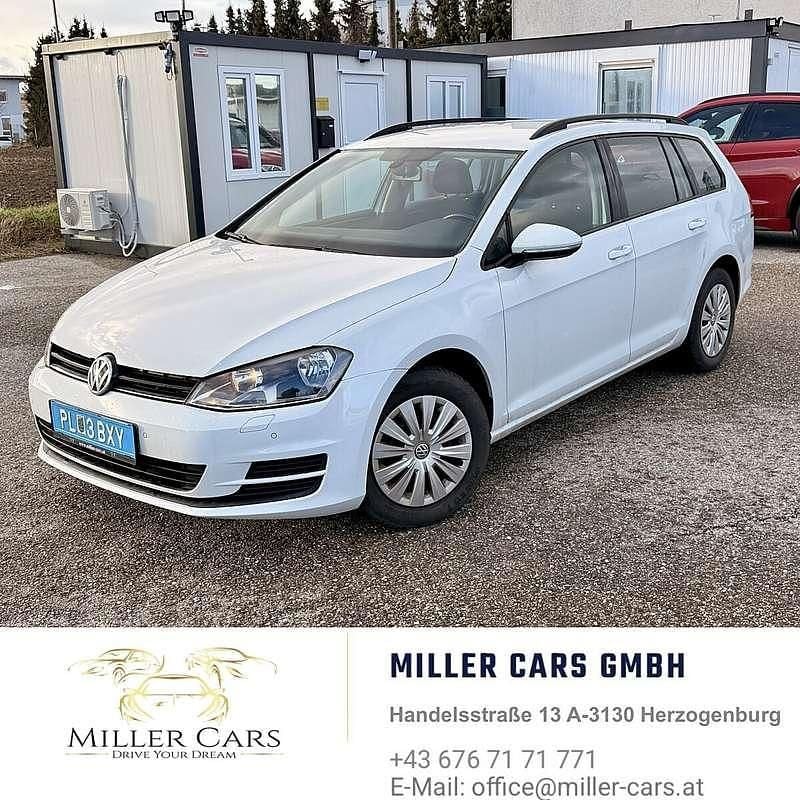 Gebraucht VW Golf VII Trendline 110 PS (80 kW) 2016 Weiß Kombi