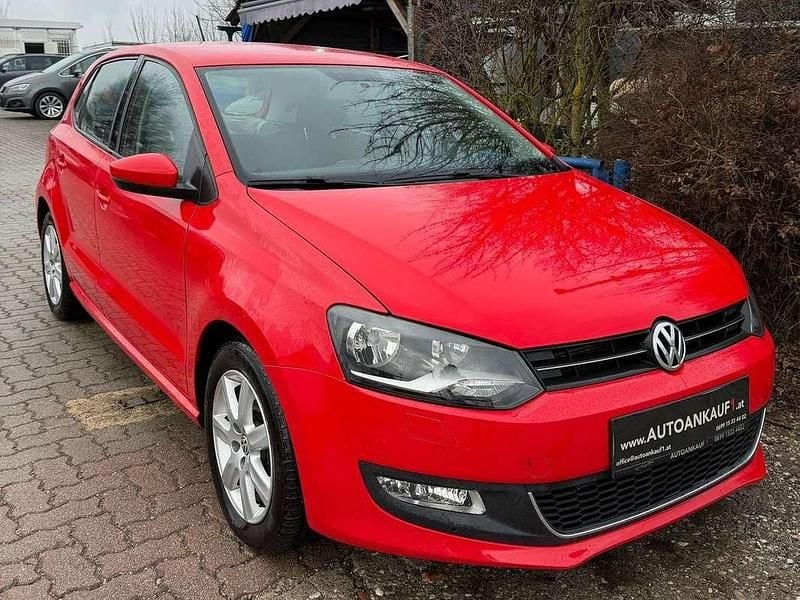 Gebraucht VW Polo Comfortline 75 PS (55 kW) 2009 Rot Kleinwagen