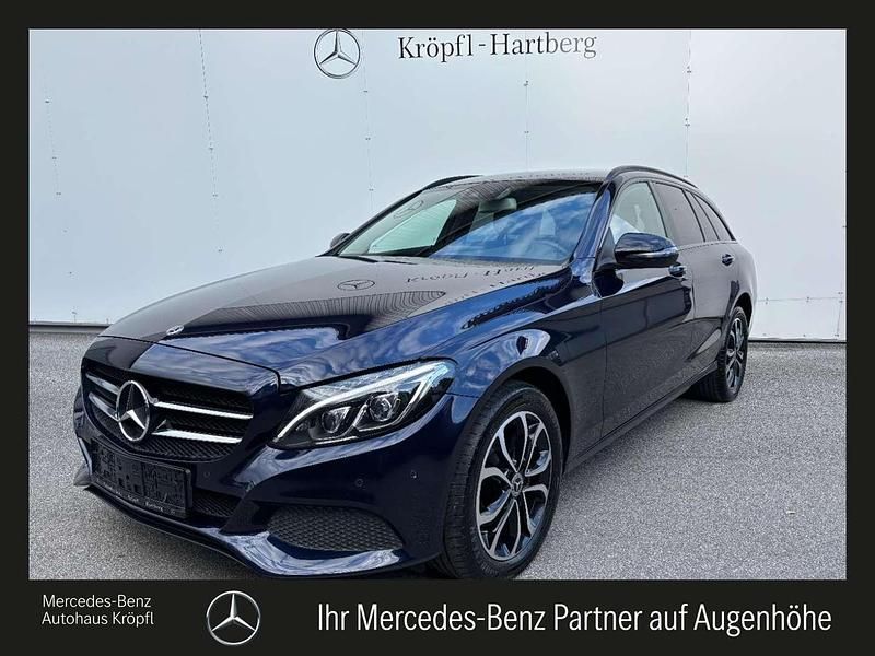 Blau Gebraucht 2018 Mercedes C220 Edition Kombi | € 22.900 (Teuer) - Bild 1/4