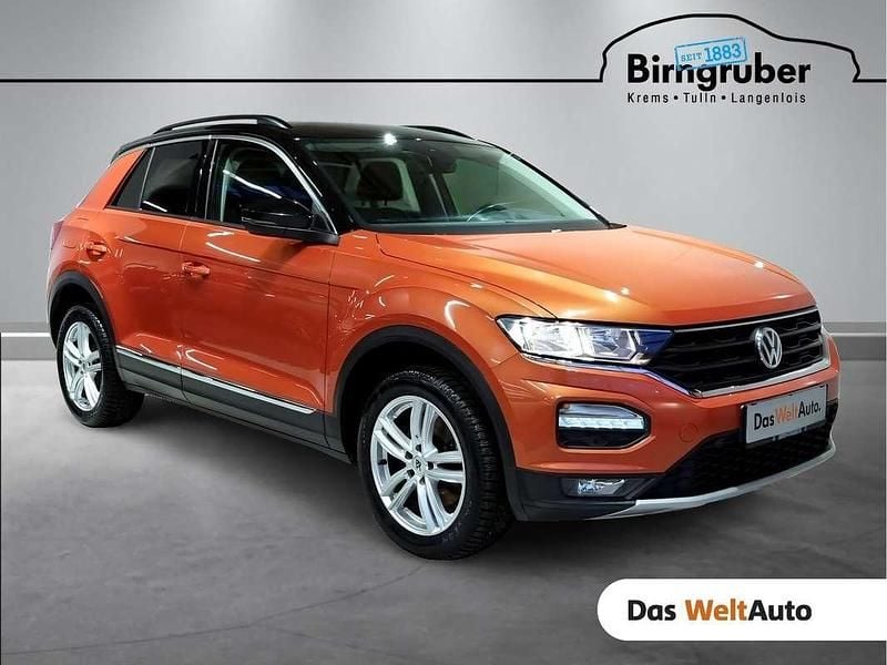 Orange Gebraucht 2018 VW T-Roc Design SUV | € 14.990 (Superpreis) - Bild 1/4