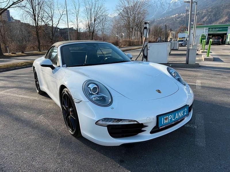 Gebraucht Porsche 911 Carrera Cabriolet 349 PS (256 kW) 2014 Weiß Cabrio