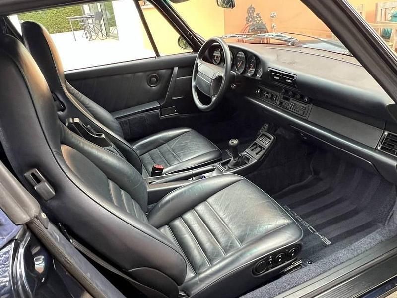 Gebraucht Porsche 911 Carrera 4 Cabriolet 250 PS (183 kW) 1992 Blau Cabrio