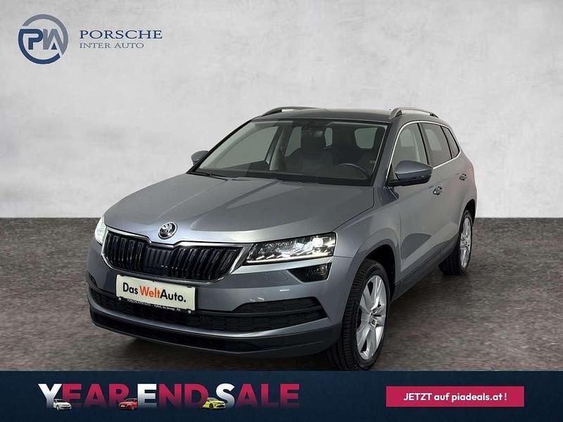 Dunkelgrau metallic Gebraucht 2021 Skoda Karoq Style SUV | € 22.350 (Fairer Preis) - Bild 1/4