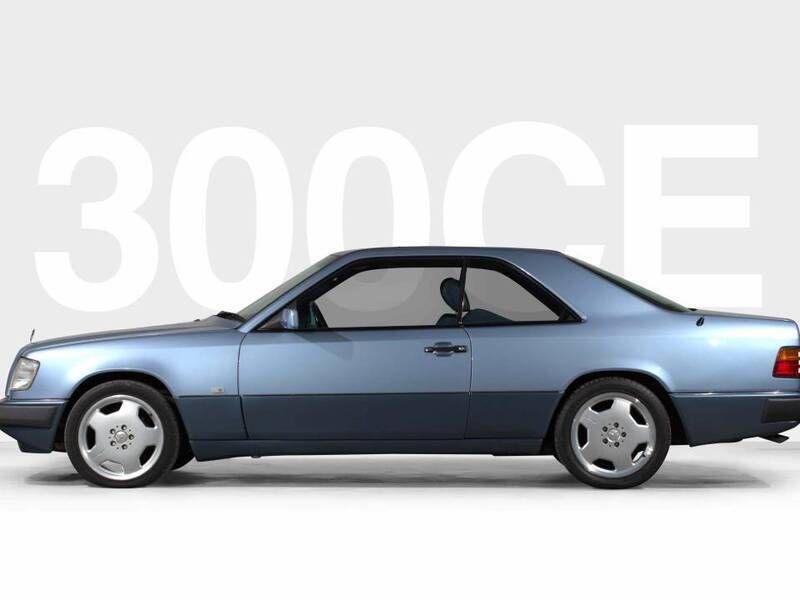 Blau Gebraucht 1991 Mercedes E300 Coupé | € 22.900 - Bild 1/4