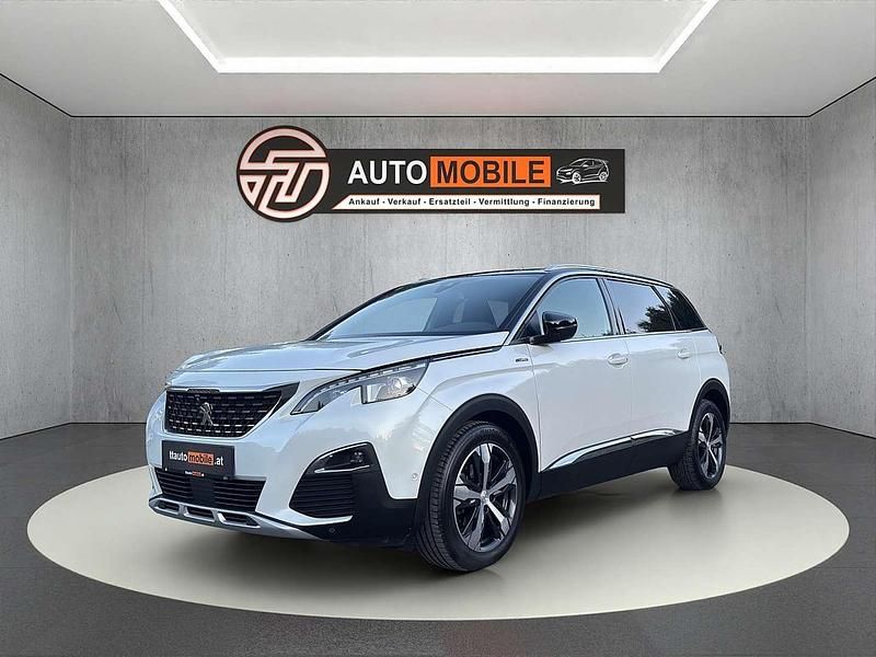 Weiß Gebraucht 2018 Peugeot 5008 GT-line Van / Kleinbus | € 17.500 (Fairer Preis) - Bild 1/4