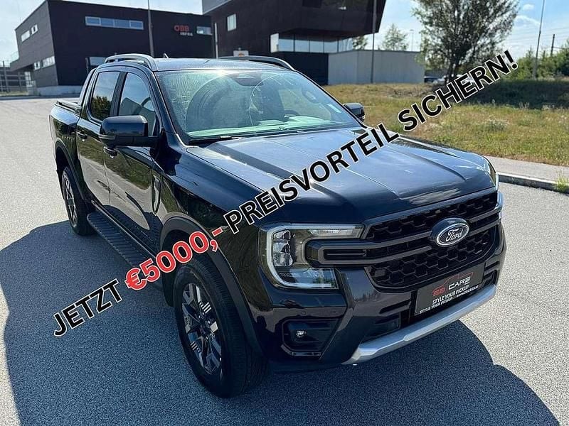 Schwarz Neu 2025 Ford Ranger Wildtrack Abholung | € 58.500 (Superpreis) - Bild 1/4