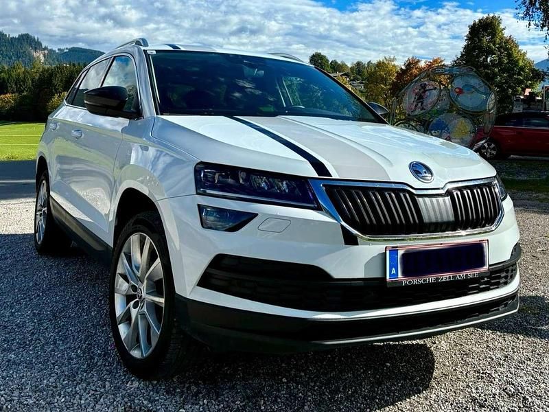 Weiß Gebraucht 2018 Skoda Karoq Style SUV | € 20.000 (Teuer) - Bild 1/4