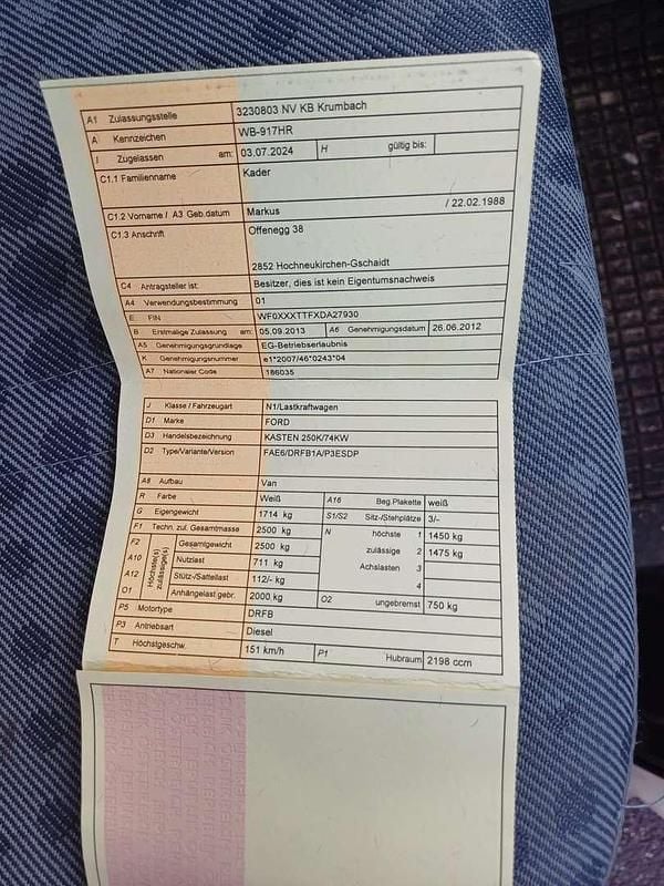 Gebraucht Ford Transit Custom Basis 101 PS (74 kW) 2013 Weiß Van / Kleinbus