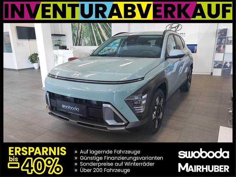 Gebraucht Hyundai Kona GO! 93 PS (68 kW) 2024 Mirage green  grün SUV