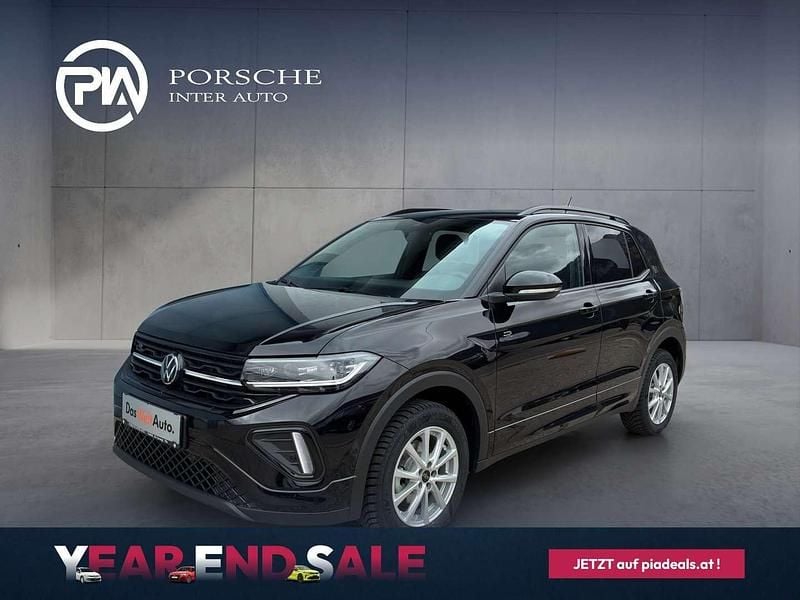 Schwarz metallicperleffektno Gebraucht 2025 VW T-Cross R-line SUV | € 33.490 - Bild 1/4
